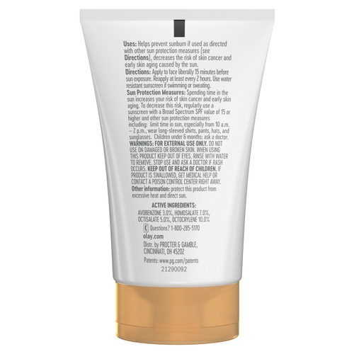 Olay Invisible Sunscreen SPF 35 ingredients