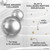 Large and small Collagen peptide molecules. Some brand's collagen, too large to be absorbed. Olay's collagen peptide molecules 600x smaller* absorbs easily for optimal results. *than collagen