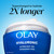 Olay Hyaluronic Ultralight Gel jar. Supercharged to hydrate 2x longer* *vs a $400 cream