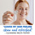 Model holding Melts tab. "Leaves my skin feeling clean and refreshed". Cleansing Melts tester.