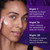 Model posing applying Olay Retinol24 Max Night Moisturizer to face. Night 1 hydrates to renew skin brightness and smooth texture. Night 14 improves the appearance of deep set wrinkles. Night 28 exfoliates to reduce the look of dark spots and discoloration