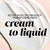 Active rush technology transforms cream to liquid