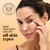Model applying eye cream under eye. Safe for daily use on all skin types. Dermatologist tested.