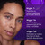 Model posing. Night 1 hydrates to renew brightness and smooth texture. Night 14 improves the appearance of fine lines wrinkles. Night 28 exfoliates to reduce the look of dark spots and discoloration.