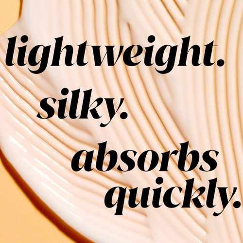 Olay Brightening Eyes Vitamin C Eye Cream texture swipe. Lightweight. Silky. Absorbs quickly.