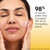 Model applying Olay Complete + Daily Facial Moisturizer with Sunscreen SPF 40 to face. 98% of women prefer Olay Complete + SPF50 to the leading brand* *based off past 12 months xAOC sales data