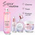Super Serum collection lineup. Super routine. Super Serum Body wash bottle, Super Eyes, Super Serum jar and Super Cream jar. Cleanse, treat protect with SPF.
