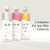 Three body lotion products. Firming collagen peptide, intensely hydrating hyaluronic, dark spot correcting AHA and Vitamin C bottles. A solution for any skin concern.