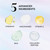 Ingredients. 5 advanced ingredients. Vitamin E, Niacinamide, Vitamin C, BHA, Collagen Peptide.