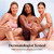 3 diverse models posing. Dermatologist-tested. Free of Phthalates and silicones